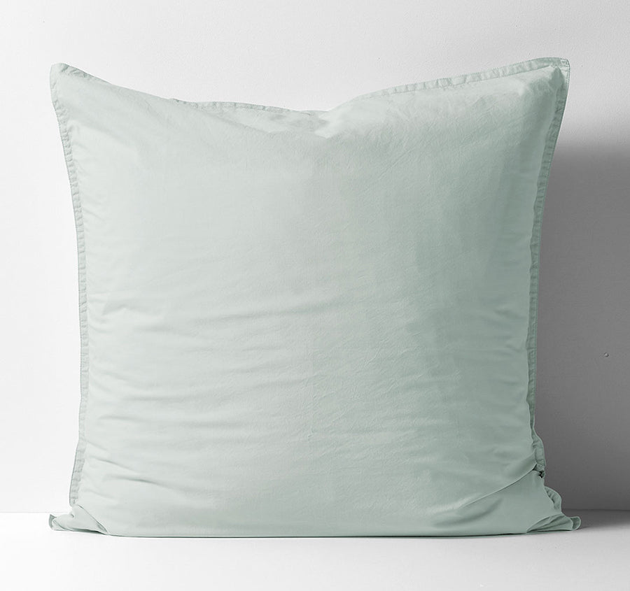 Evie Organic Cotton European Pillowcase Mist