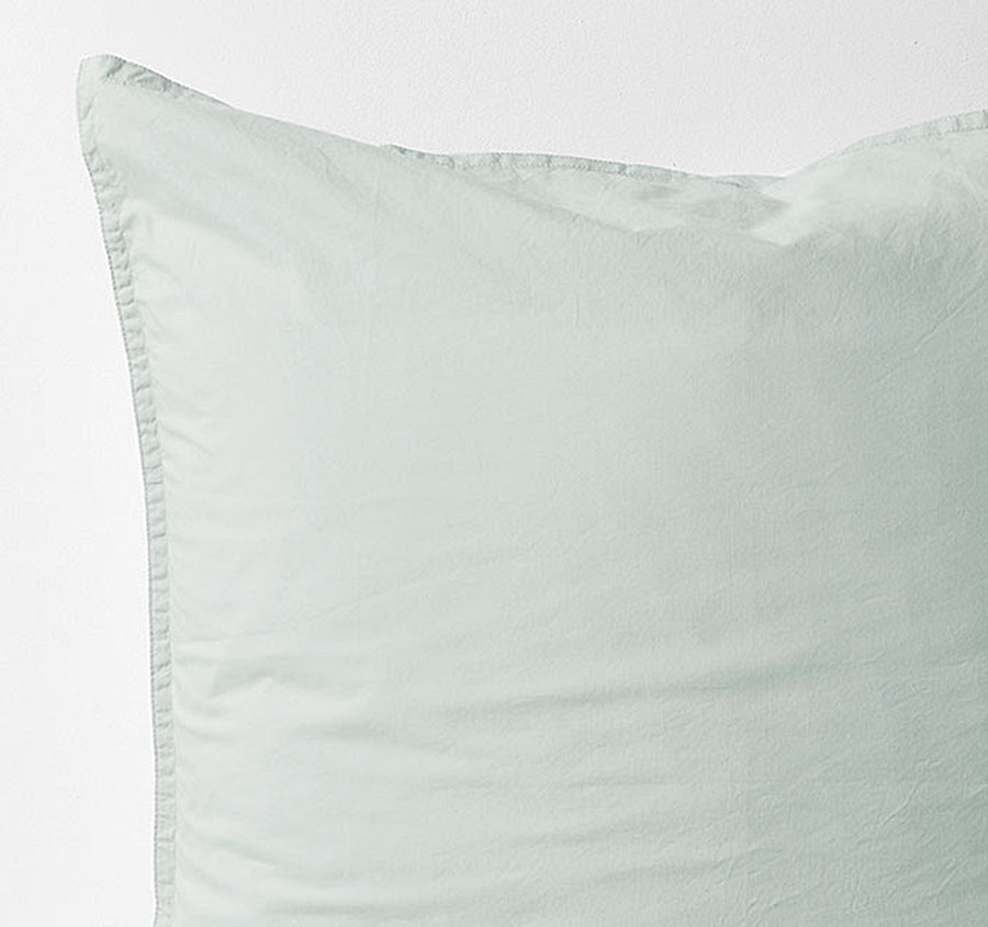 Evie Organic Cotton European Pillowcase Mist