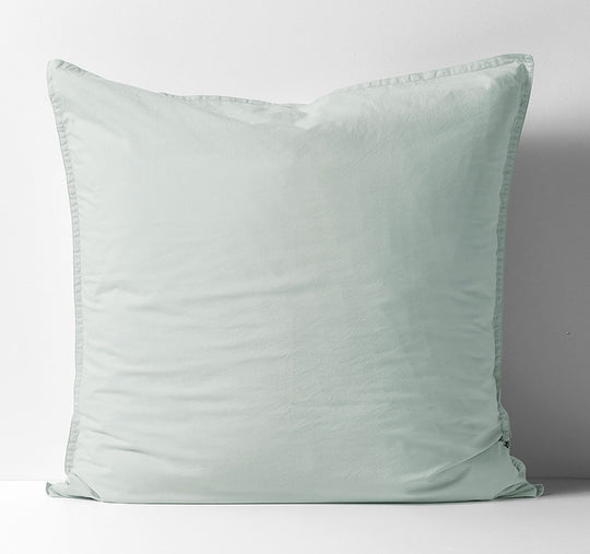 Evie Organic Cotton European Pillowcase Mist