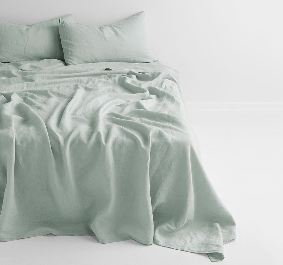 Evie Organic Cotton Sheet Set Range Mist