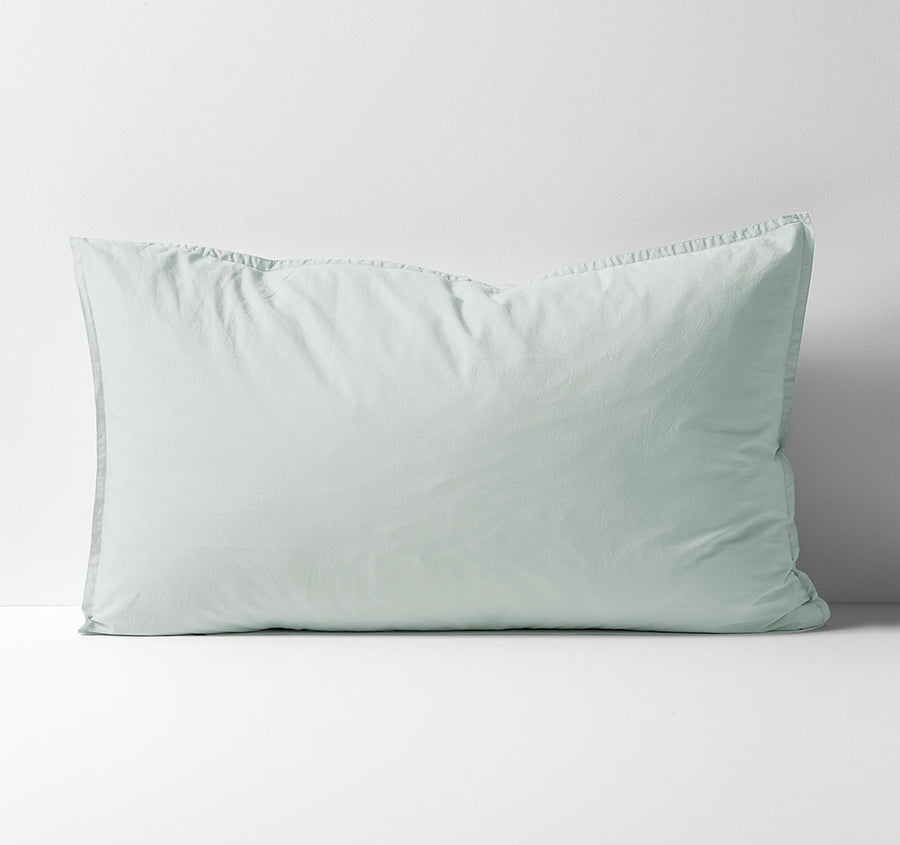 Evie Organic Cotton Standard Pillowcase Mist