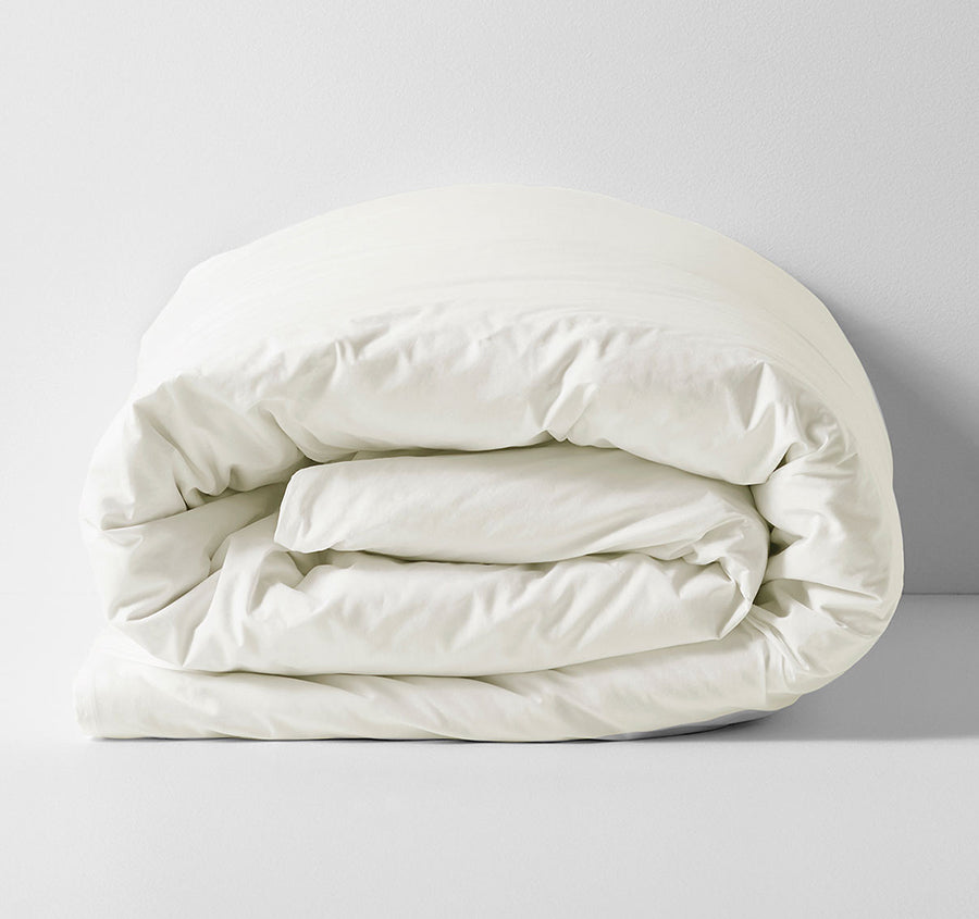 Evie Organic Cotton Quilt Cover Range White