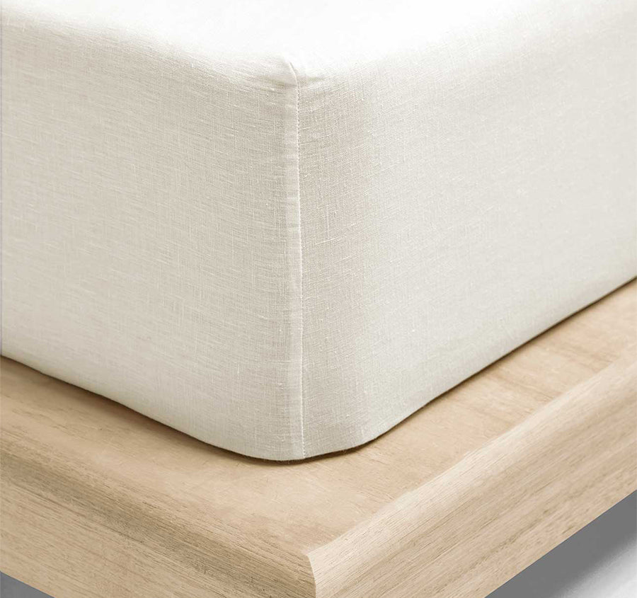 Evie Organic Cotton Sheet Set Range White