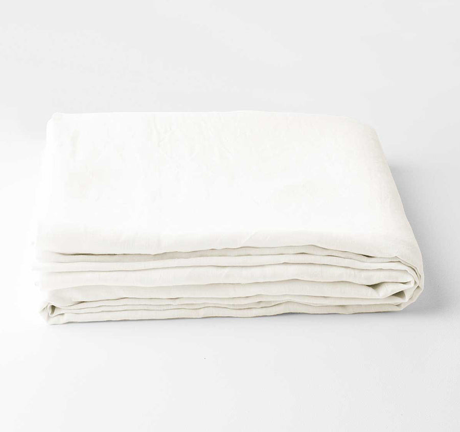 Evie Organic Cotton Sheet Set Range White