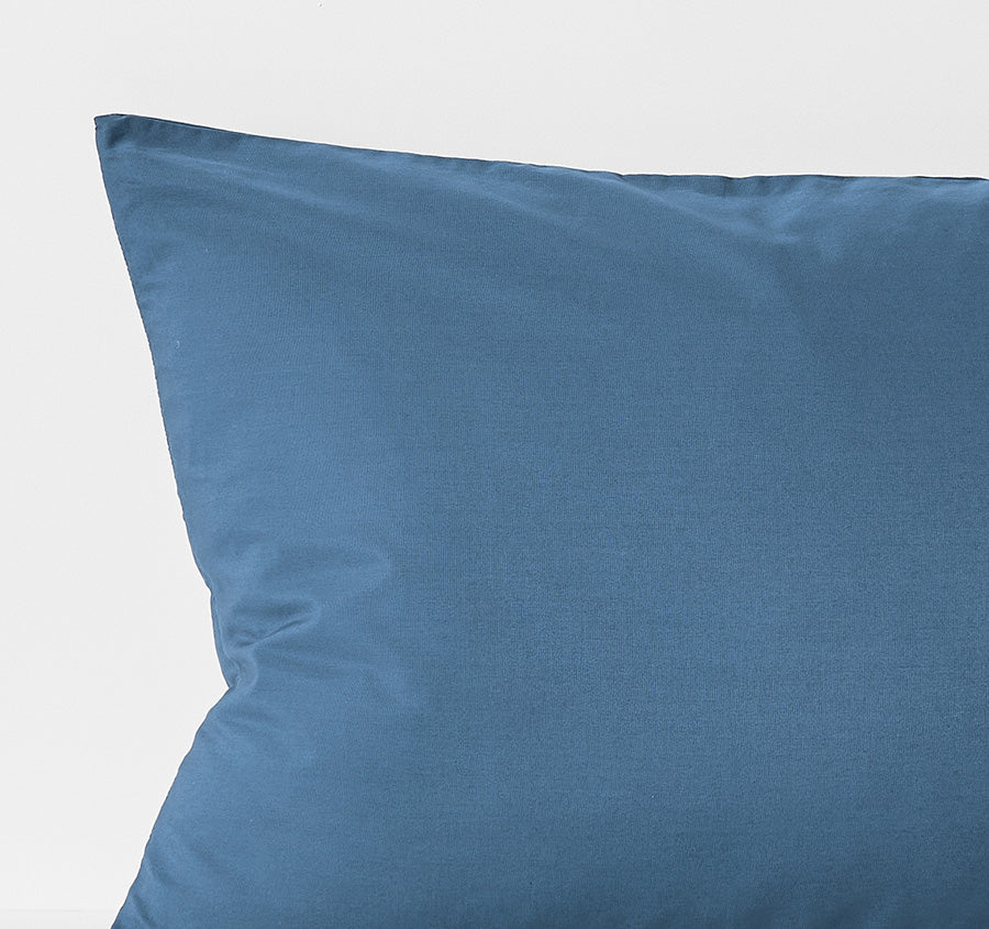 Halo Organic Cotton Standard Pillowcase Bijou Blue