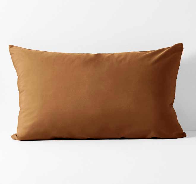 Halo Organic Cotton Standard Pillowcase Nutmeg