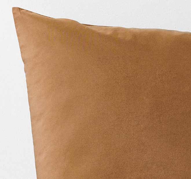 Halo Organic Cotton Standard Pillowcase Nutmeg