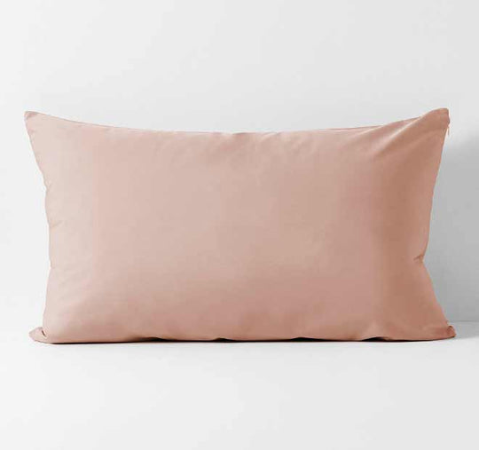 Halo Organic Cotton Standard Pillowcase Rosewater