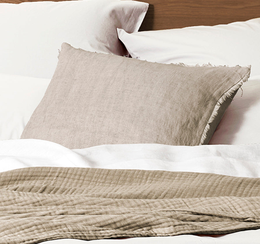 Halo Organic Cotton Quilt Cover Range White