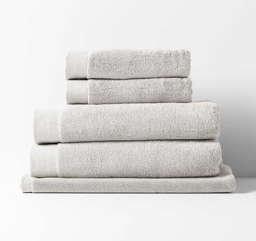 Haven 5 Piece 700GSM Cotton Bath Towel Set Dove