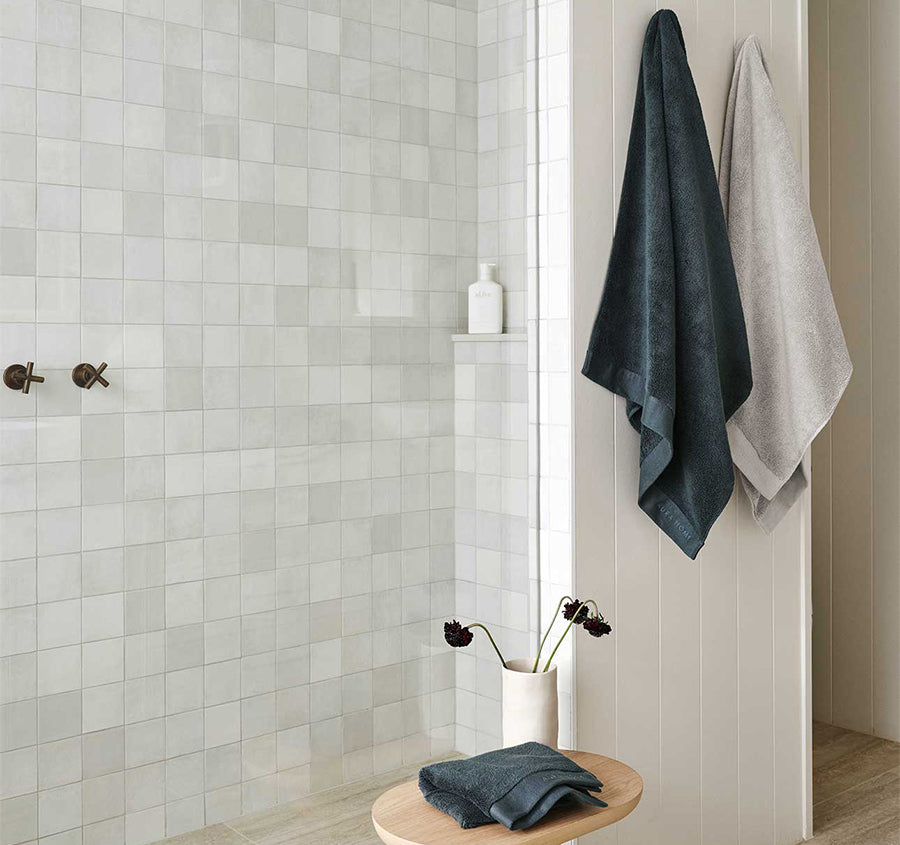 Haven 5 Piece 700GSM Cotton Bath Towel Set Dove