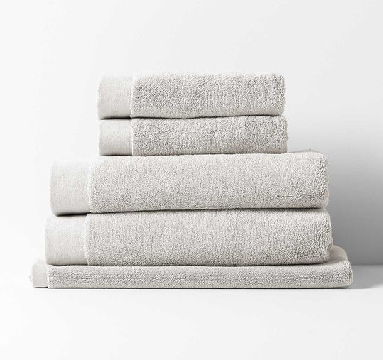 Haven 5 Piece 700GSM Cotton Bath Towel Set Dove