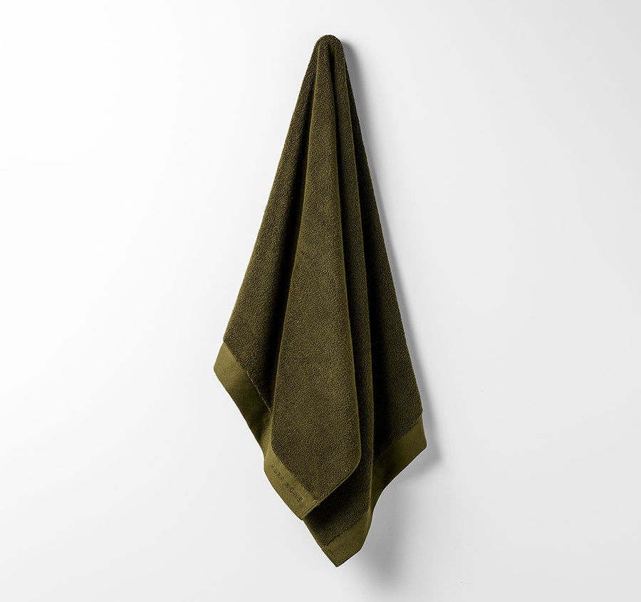 Haven 5 Piece 700GSM Cotton Bath Towel Set Khaki
