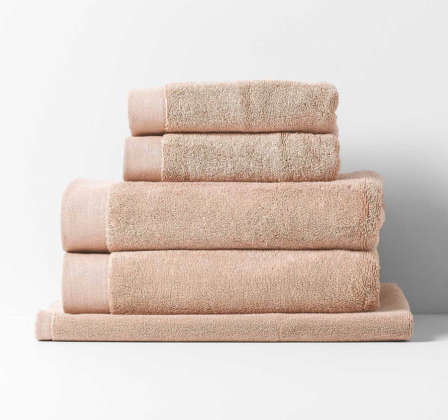 Haven 5 Piece 700GSM Cotton Bath Towel Set Shell