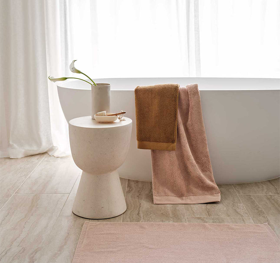 Haven 5 Piece 700GSM Cotton Bath Towel Set Shell