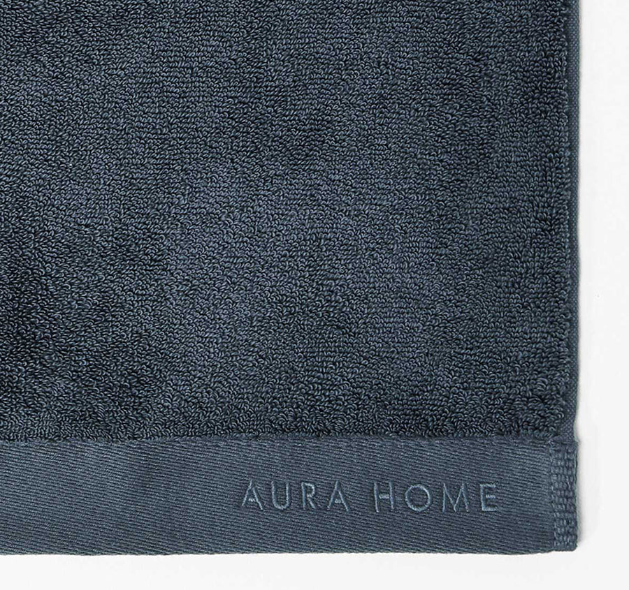 Haven 5 Piece 700GSM Cotton Bath Towel Set Slate