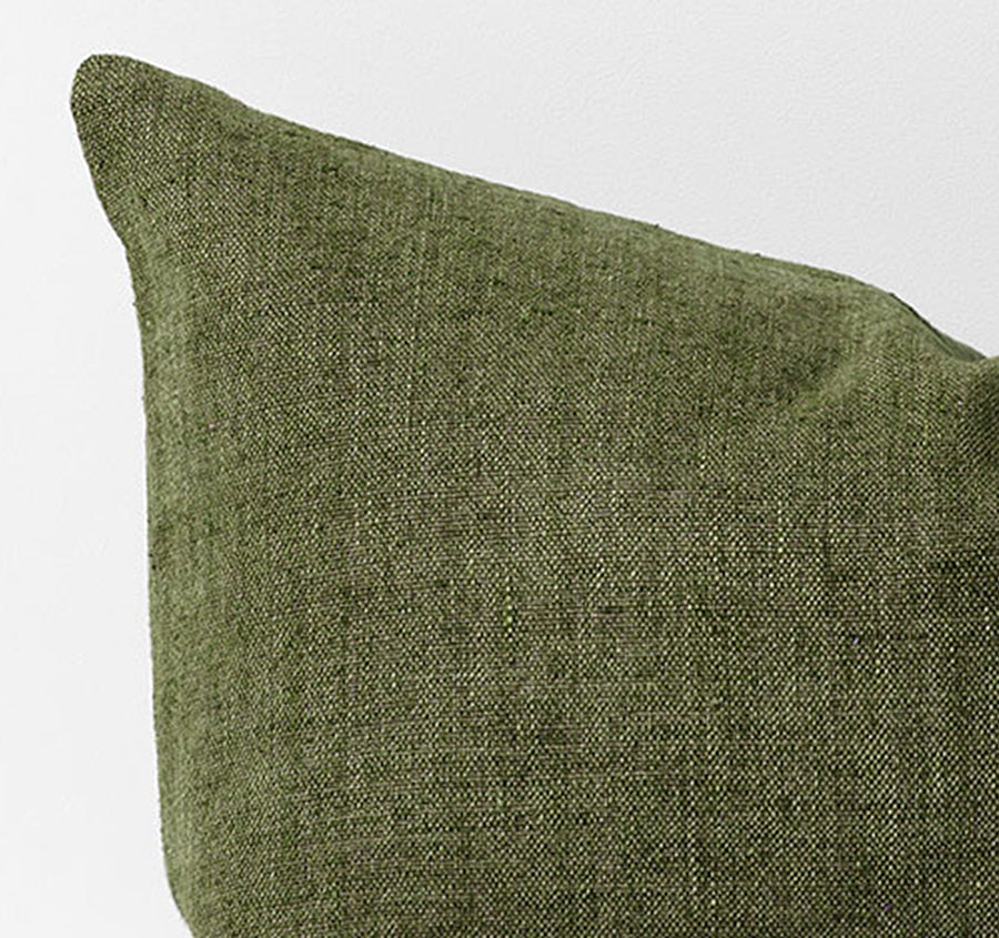 Heavy Linen 40x65cm Filled Cushion Forest