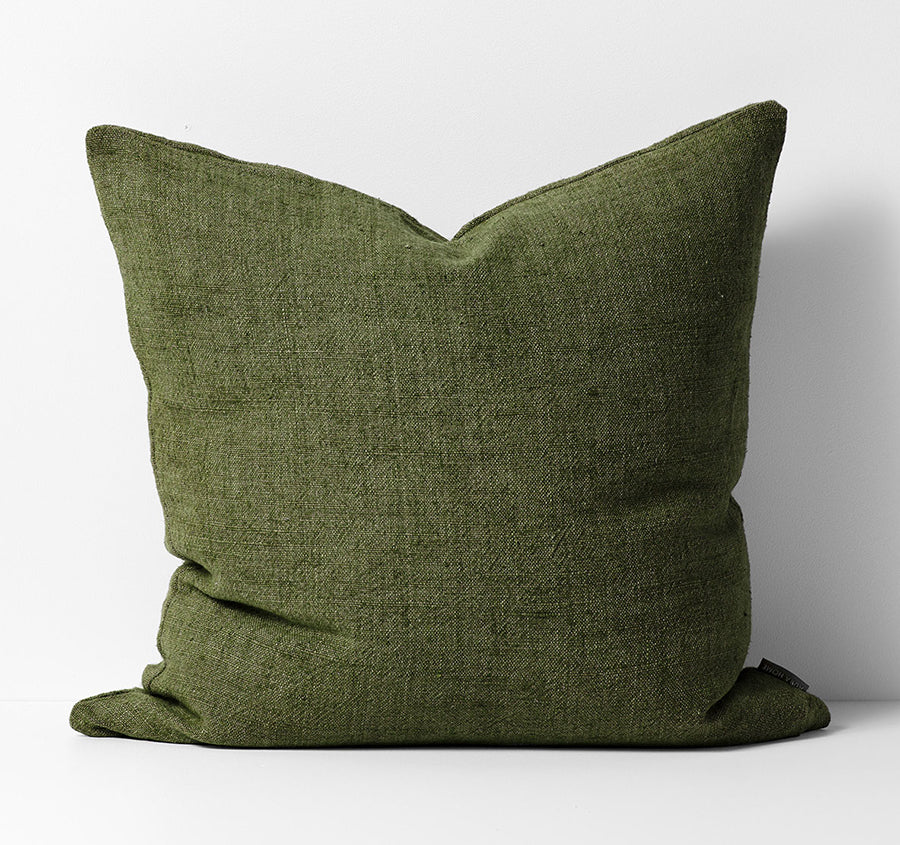 Heavy Linen 55x55cm Filled Cushion Forest