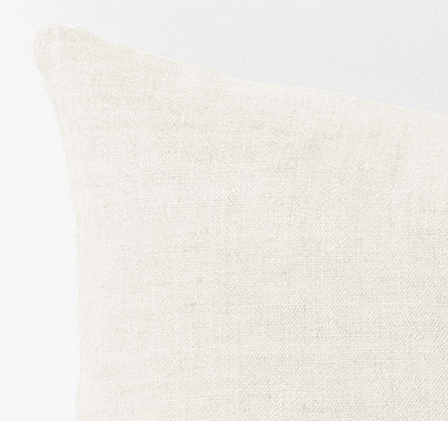 Heavy Linen 40x65cm Filled Cushion Ivory
