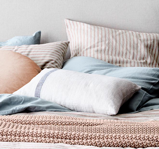 Herringbone 35x55cm Filled Cushion Natural
