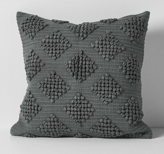 Husk 50x50cm Filled Cushion Charcoal