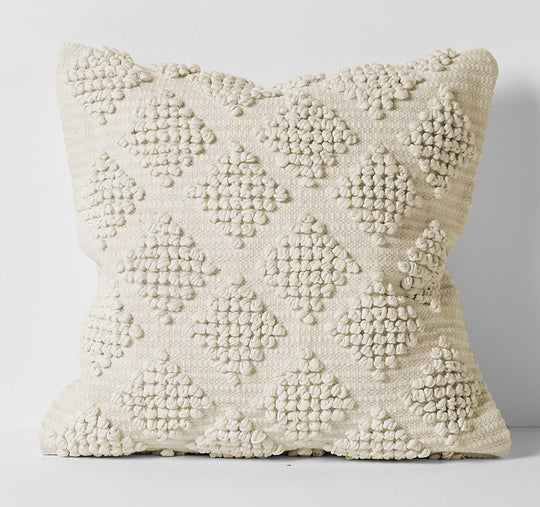 Husk 50x50cm Filled Cushion Ivory