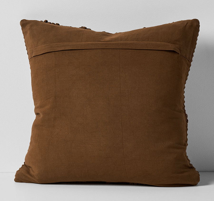 Husk 50x50cm Filled Cushion Tobacco