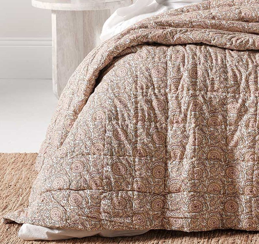 Jaipur Coverlet Blush