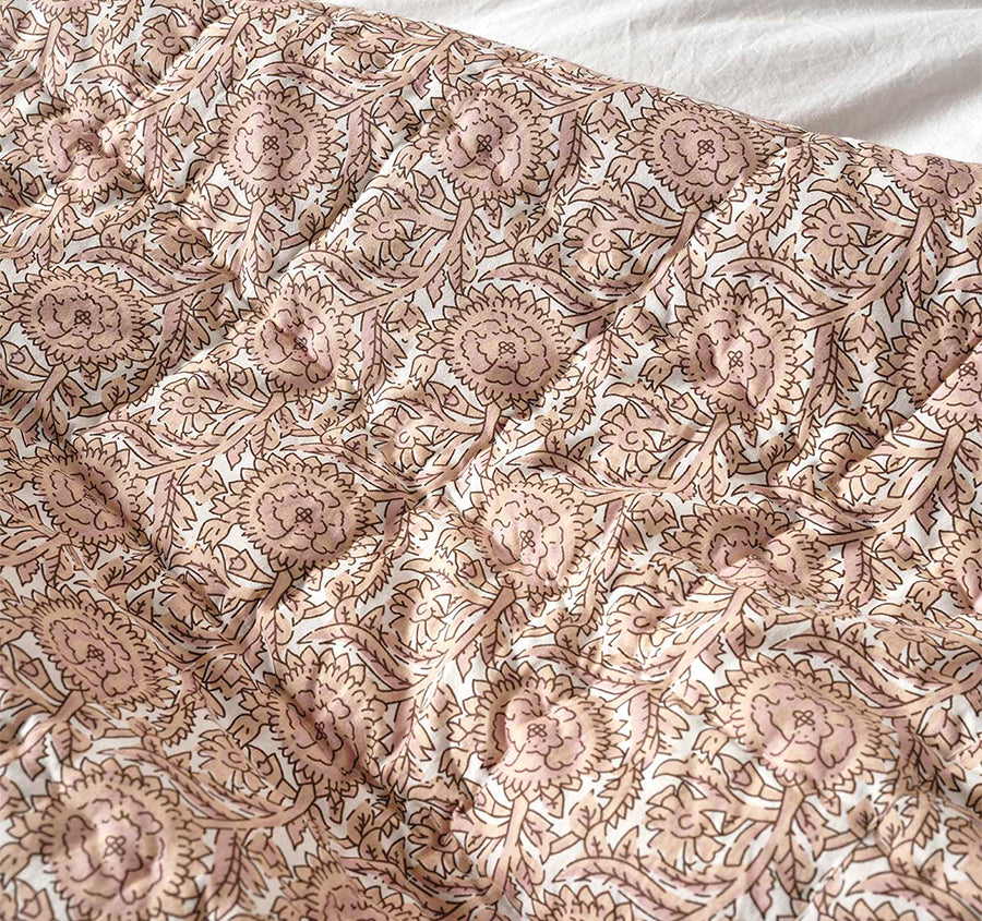 Jaipur Coverlet Blush