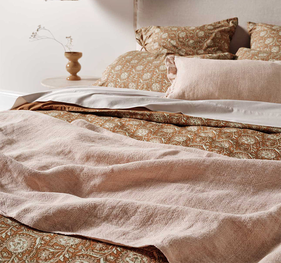 Jaipur Quilt Cover Range Bronze