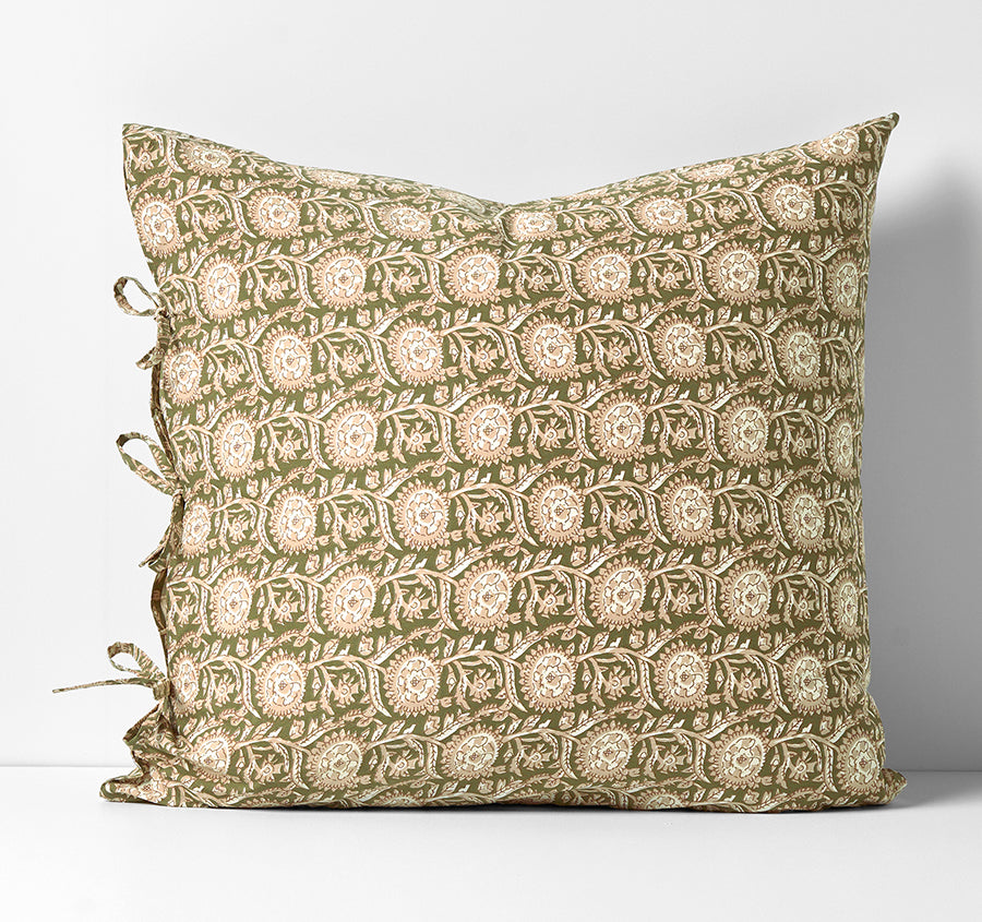 Jaipur European Pillowcase Olive