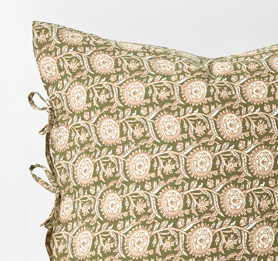 Jaipur European Pillowcase Olive