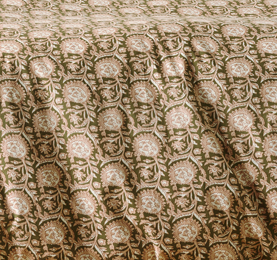 Jaipur Quilt Cover Range Olive