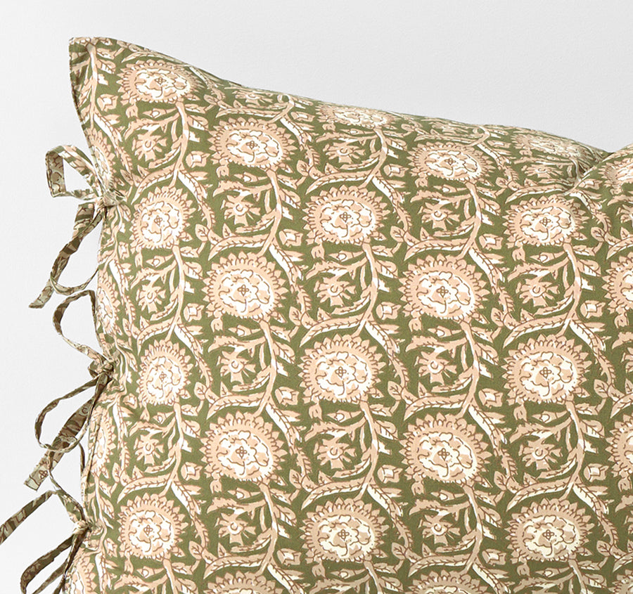 Jaipur Standard Pillowcase Olive