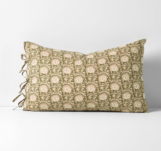 Jaipur Standard Pillowcase Olive