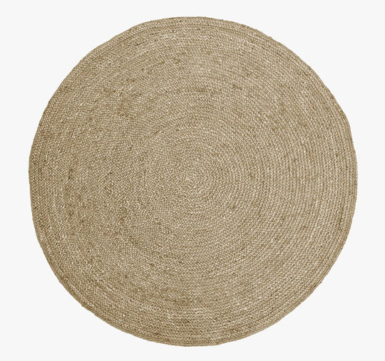 Jute Round Floor Rug Range Natural