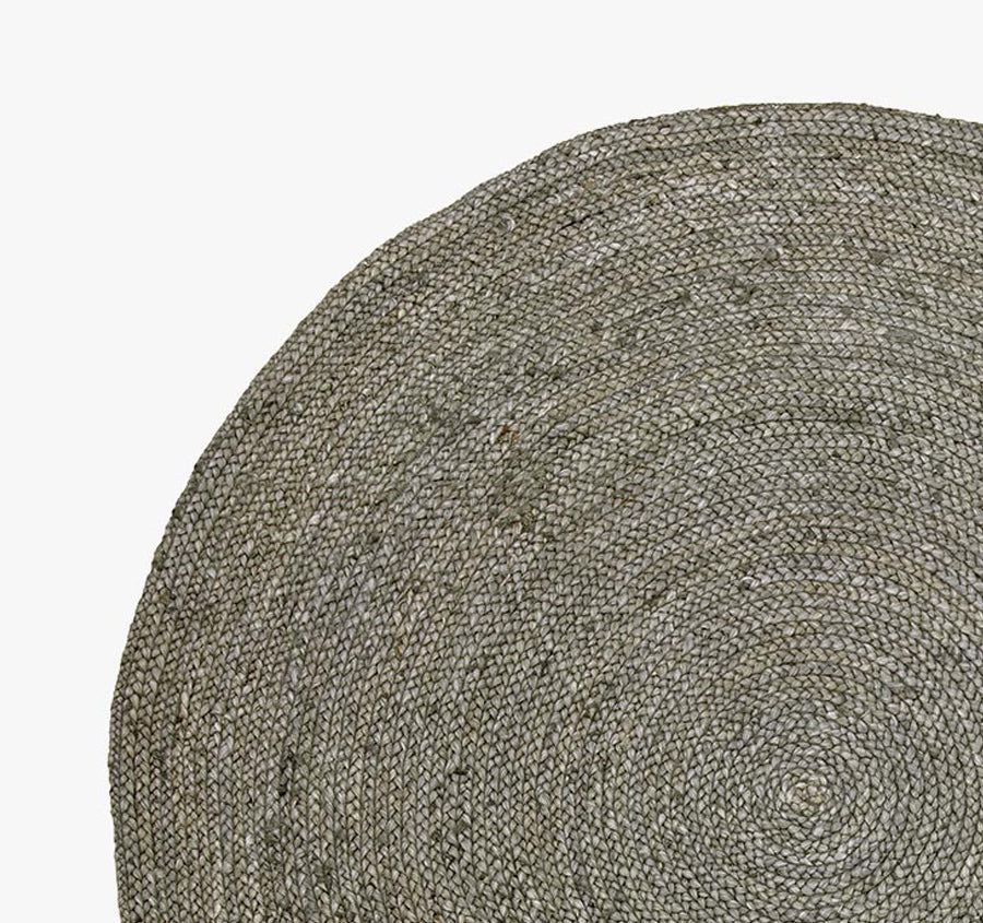 Jute 1.8m Round Floor Rug Riverstone