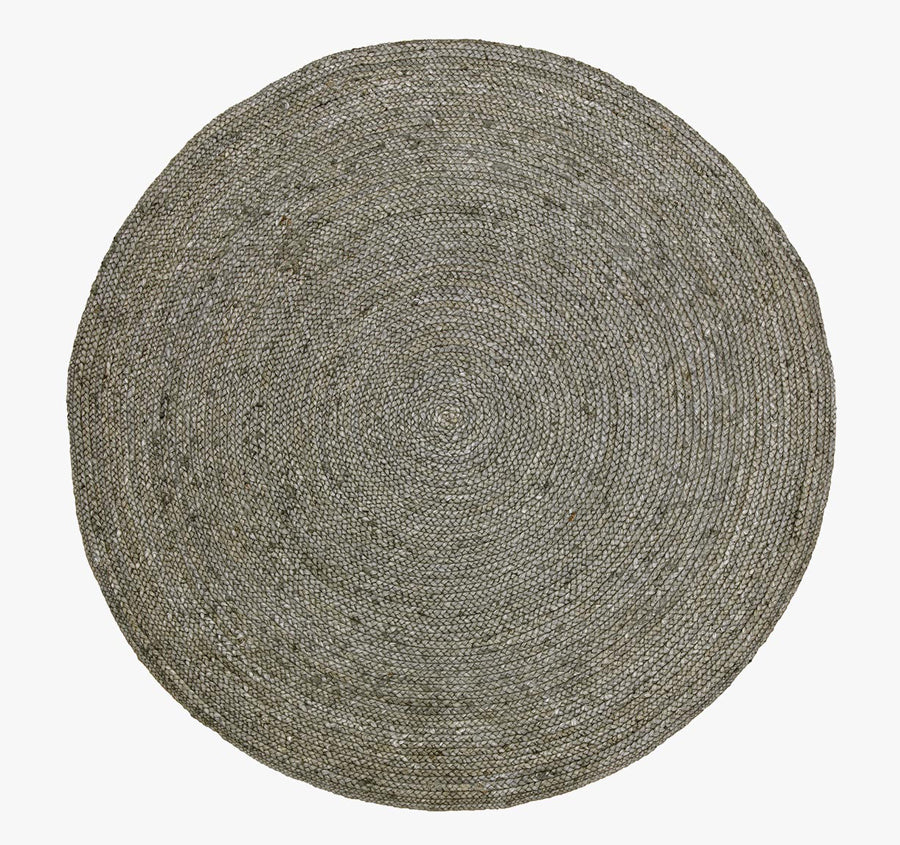 Jute 1.8m Round Floor Rug Riverstone