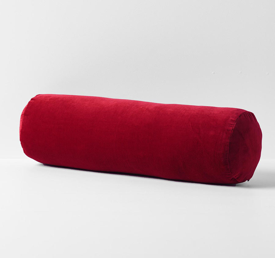 Luxury Velvet 18x60cm Filled Cushion Auburn