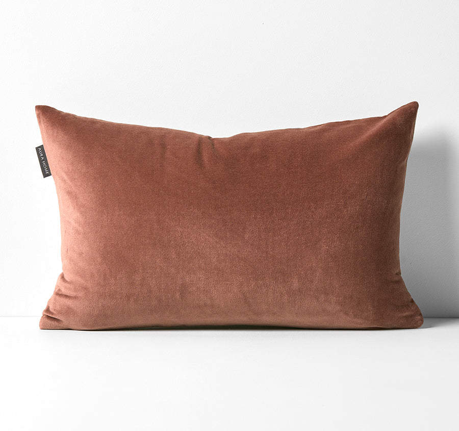 Luxury Velvet 30x60cm Filled Cushion Clove