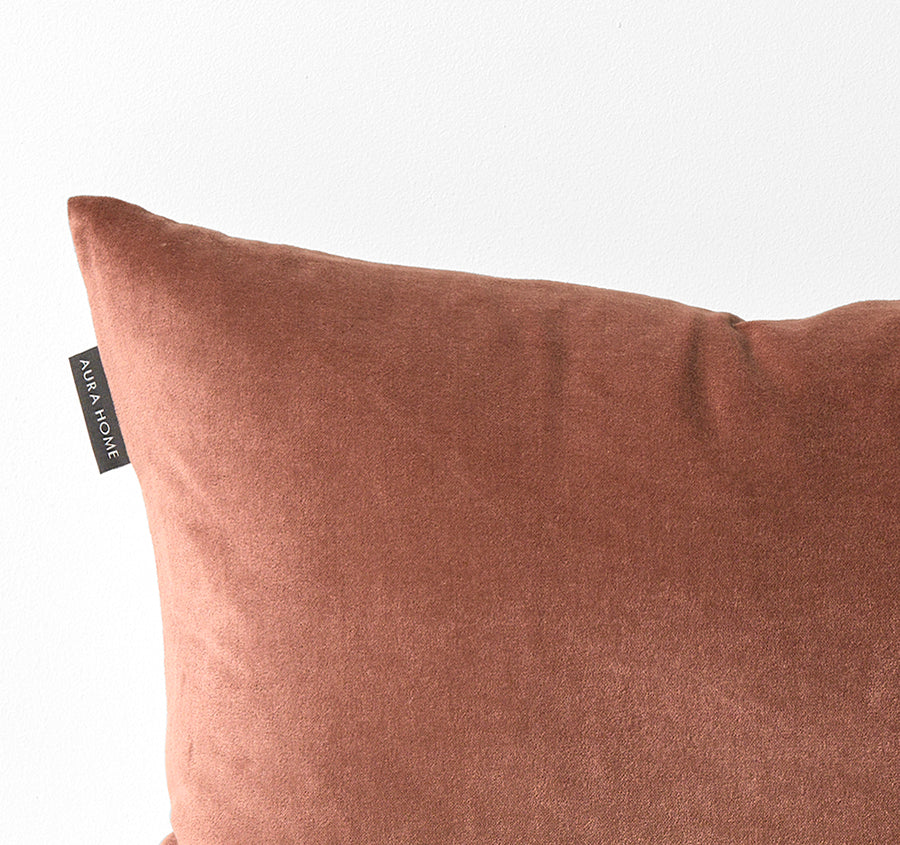Luxury Velvet 30x60cm Filled Cushion Clove