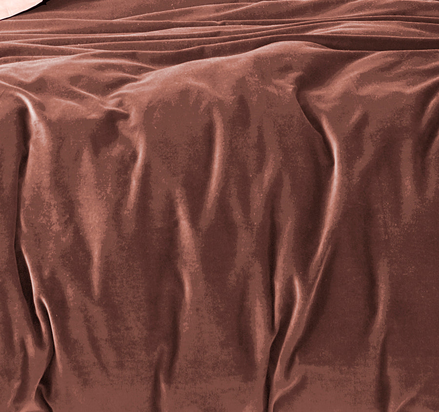 Luxury Velvet Quilt Cover Range Clove