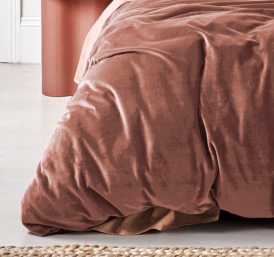Luxury Velvet Quilt Cover Range Clove