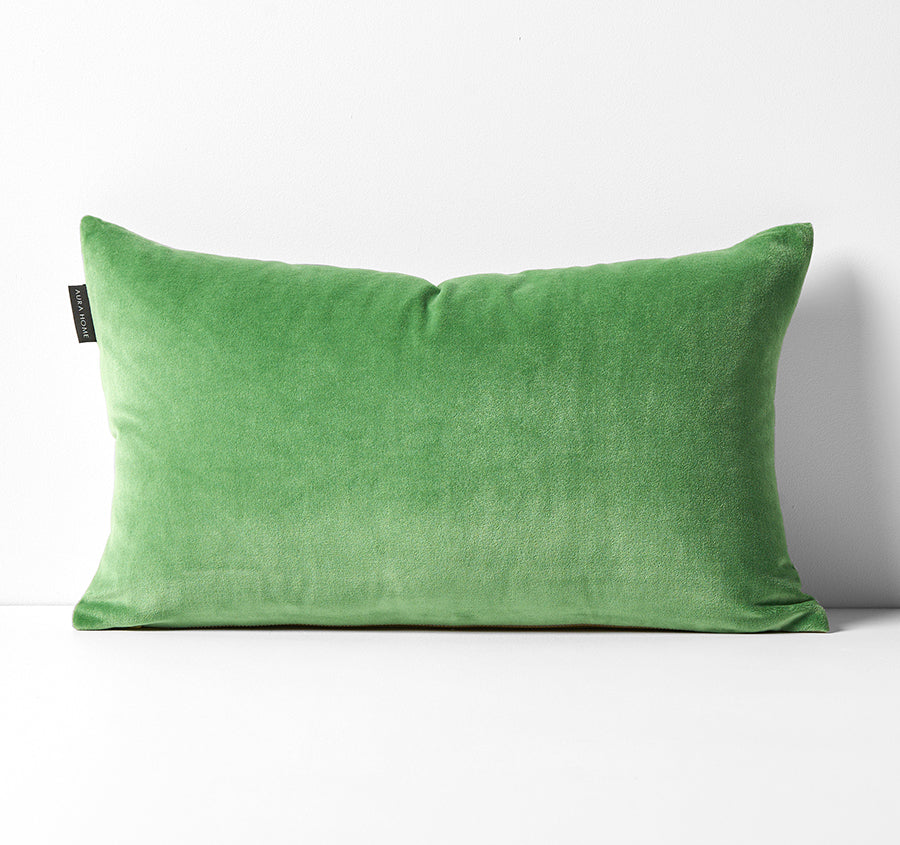 Luxury Velvet 30x60cm Filled Cushion Emerald