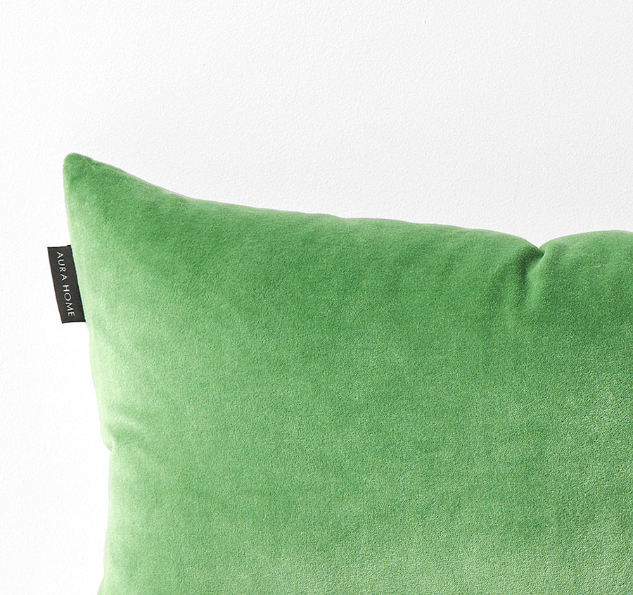 Luxury Velvet 30x60cm Filled Cushion Emerald