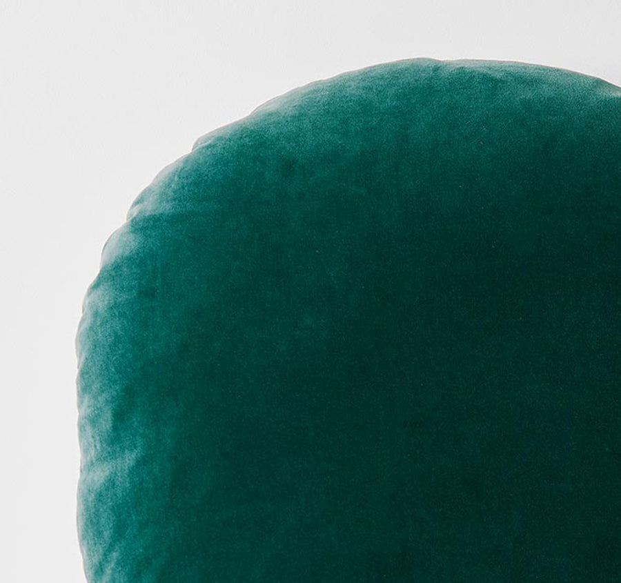 Luxury Velvet 55cm Round Filled Cushion Forest Night