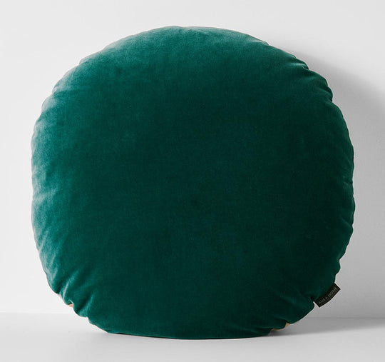Luxury Velvet 55cm Round Filled Cushion Forest Night
