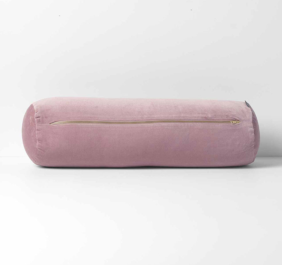 Luxury Velvet 18x60cm Filled Cushion Heather