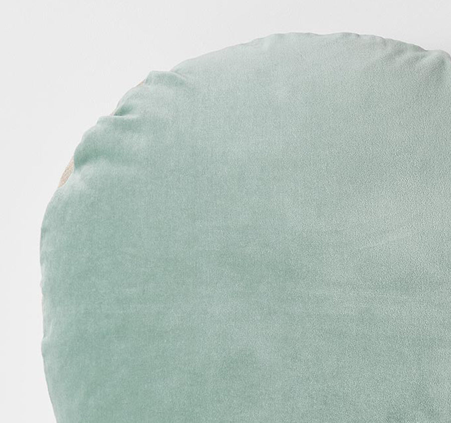 Luxury Velvet 55cm Round Filled Cushion Jade