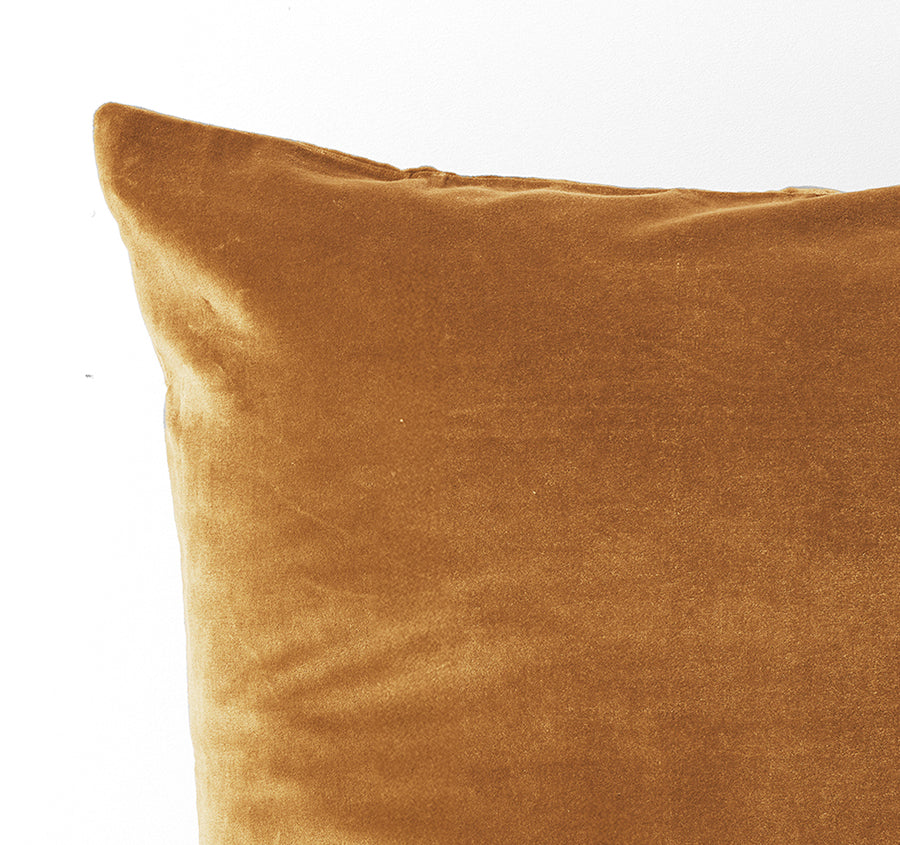 Luxury Velvet European Pillowcase Maple